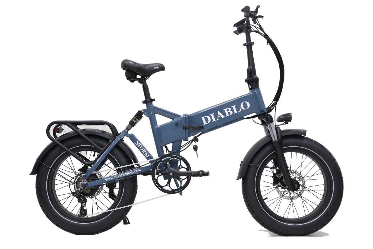 DIABLO STORM ELEKTRISCHE FATBIKE 7V DONKER BLAUW