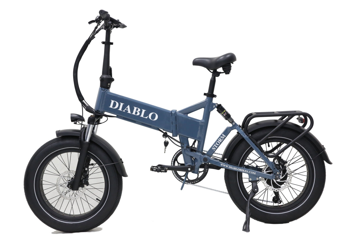 DIABLO STORM ELEKTRISCHE FATBIKE 7V DONKER BLAUW