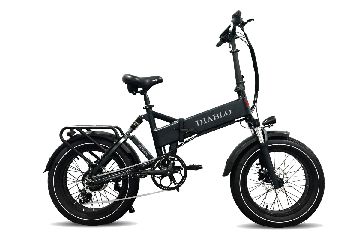 DIABLO STORM ELEKTRISCHE FATBIKE 7V FASHION GREY